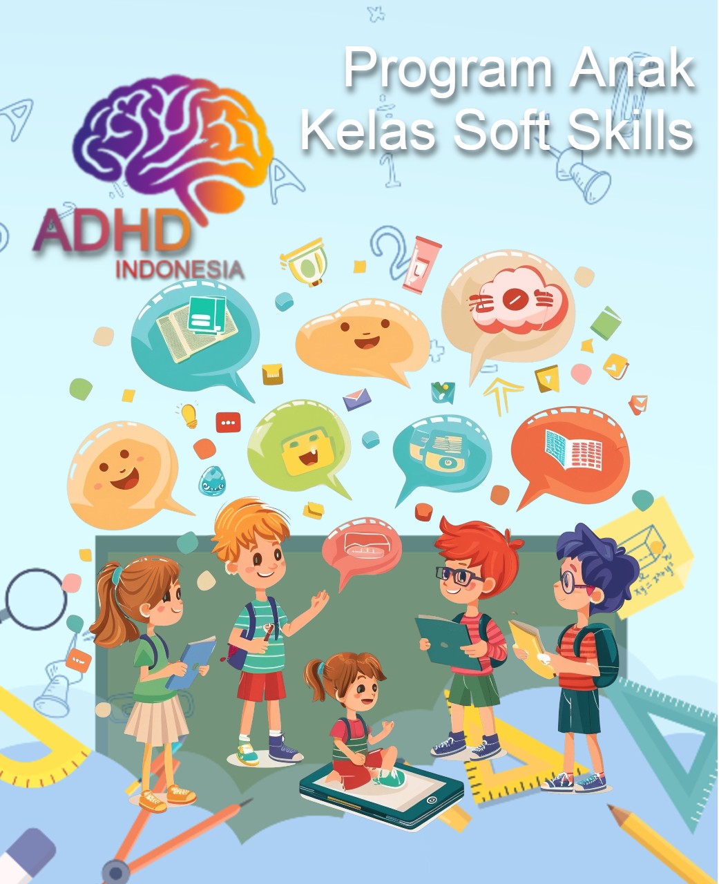 Program ADHD Indonesia Kabupaten Bangka Tengah Kelas Soft Skills Anak ADHD