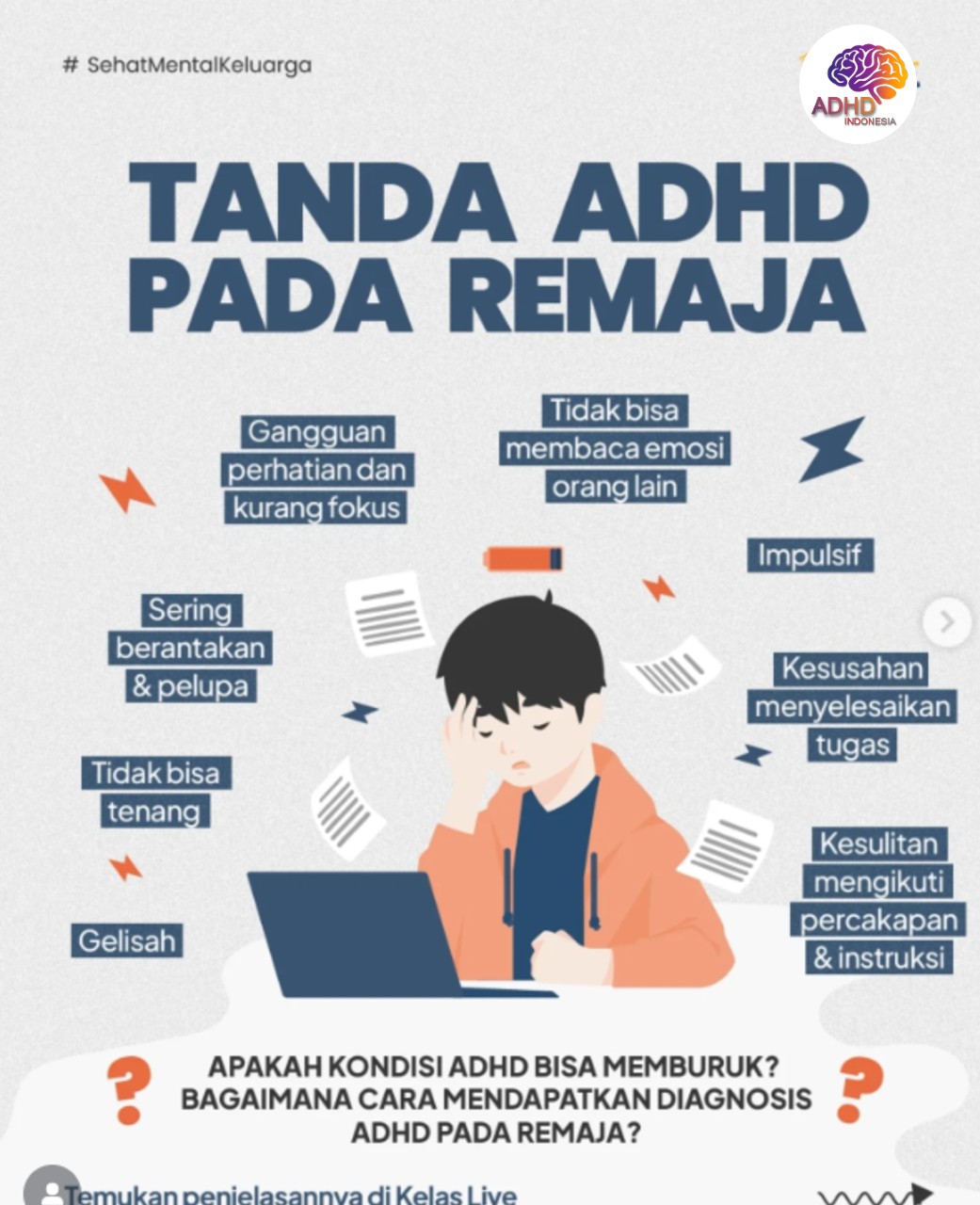 Screening ADHD Non-Diagnostik: Edukasi Awal bagi Orang Tua di Kabupaten Bangka Tengah